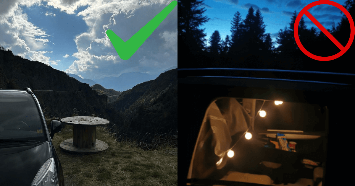 dormir dans sa voiture loi